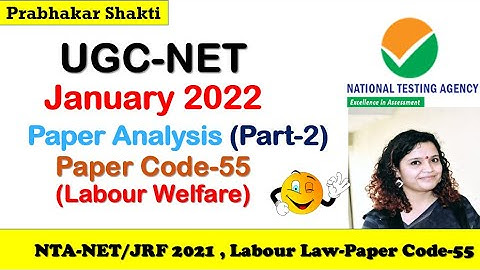 UGC-NET January 2022  Paper Analysis (Paper Code-55) Part-2