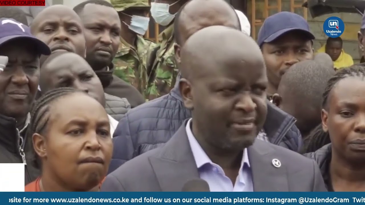 Rift Valley Leaders Media Briefing at Eldoret Referral Hospital Where the Body of MP Ngeno Lays