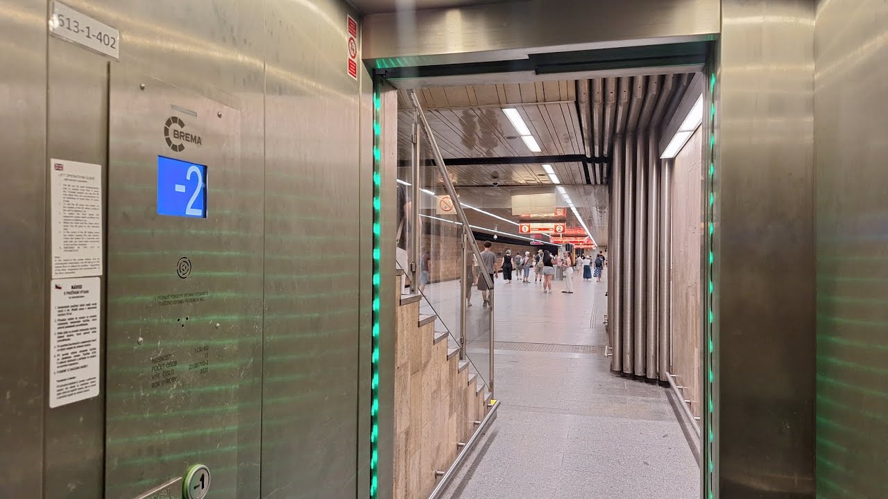 Jízda metrem C ze stanice Hlavní nádraží do stanice Opatov. 2.7.2025