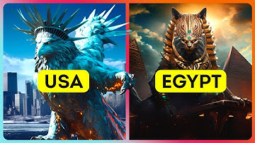 Asking AI to create a mythical animal for each country🌍🐉