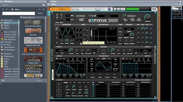 Thick Reese Bass Sounds using eXpanse 1.1