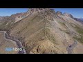 Vue aérienne des cols mythiques des Hautes Alpes