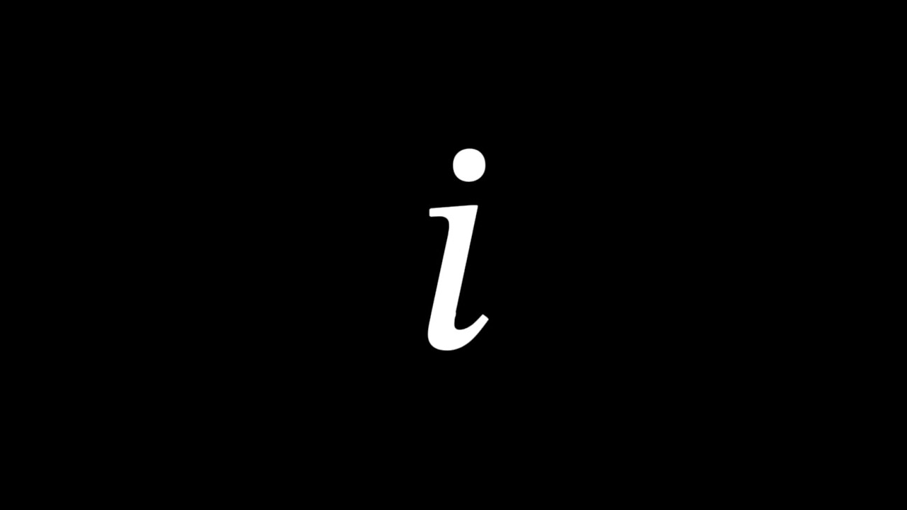 𝑖 - YouTube