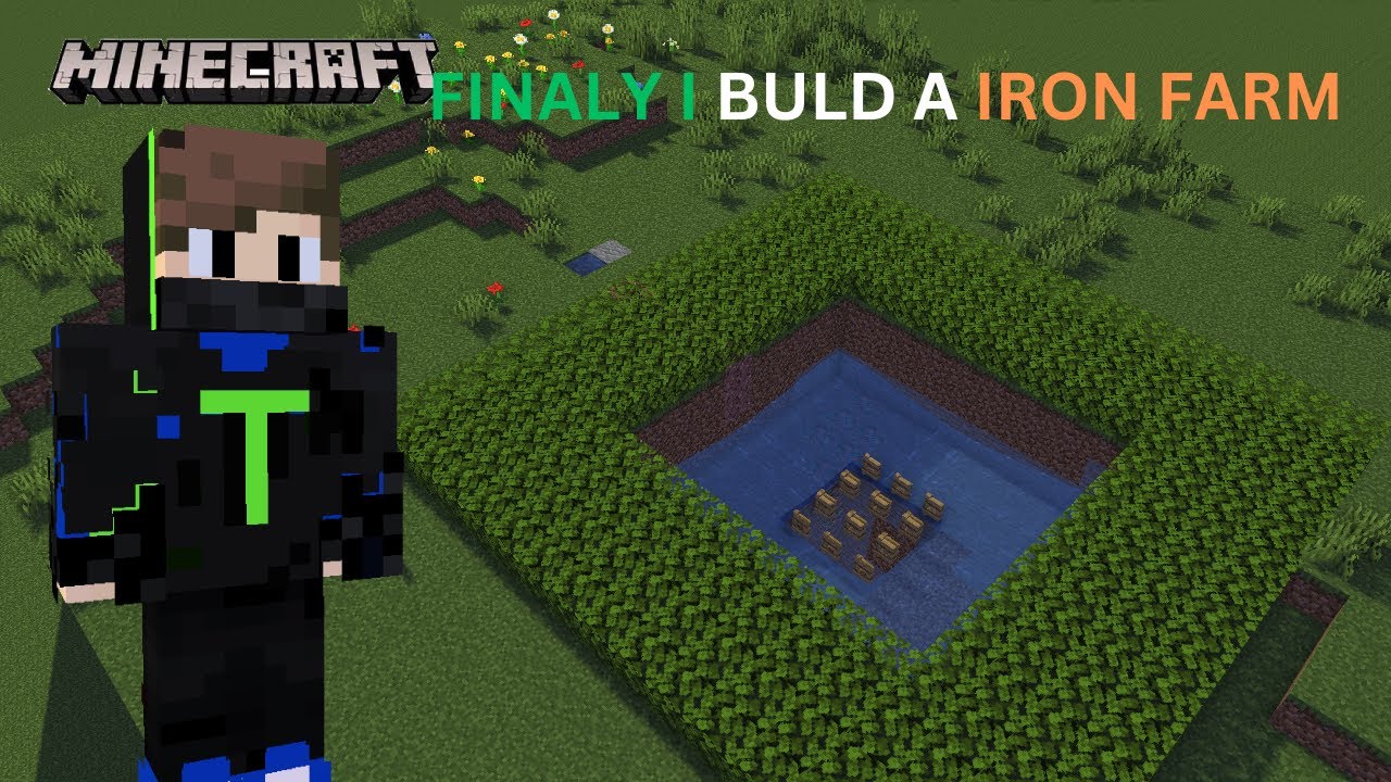 FINALY I BUILD A IRON FARM || FINALY I BUILD A IRON FARM IN MINECRAFT ...