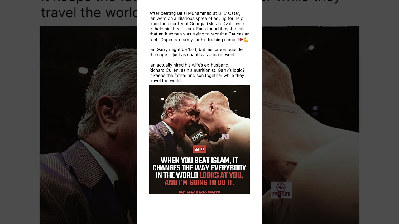 Ian Garry Wants Islam Makhachev