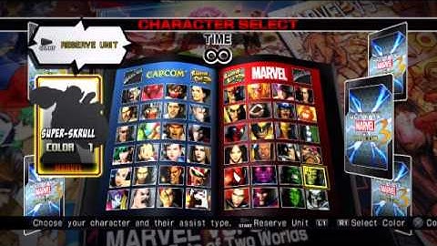 Ultimate Marvel vs. Capcom 3 COMPLETE 48 Character Roster