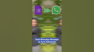 Form Submission? WhatsApp Message Sent – All Automated! 🛠️📩