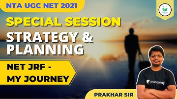 NTA UGC NET 2021 | Strategy & Planning for JRF 2021 | Ask me Anything by Prakhar Verma