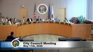 May 11th, 2026 City Council Meeting