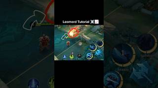Leomord Fake Ultimate Tricks Tutorial ☠️📈 #leomord #tutorial #shorts #mlbb