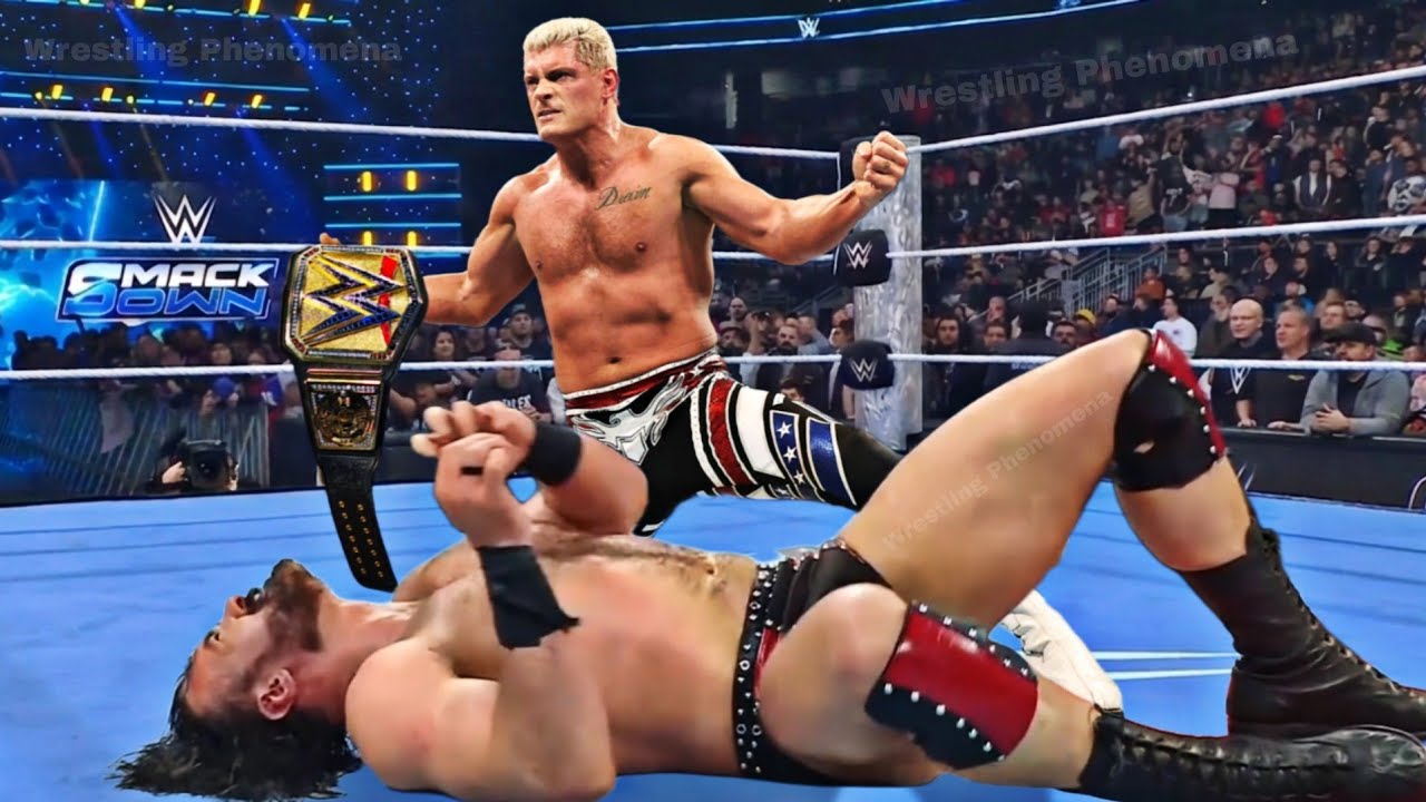 WWE Smackdown 6 March 2026 Cody Rhodes Vs Drew Mcintyre Undisputed Championship Match SmackDown 2026