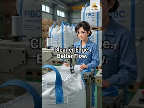 FIBC Ultrasonic Cutting for Cleaner Bag Production