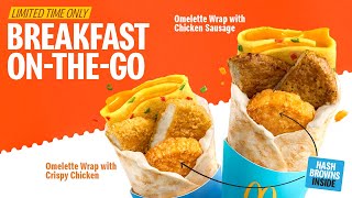 NEW McD Omelette Wrap with Hash Browns screenshot 5