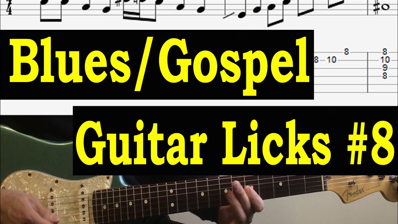 (TAB) Blues/ Gospel Guitar #8 - YouTube