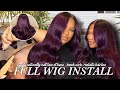 Flawless Body Wave HD Melted Lace Frontal Install! Pre-Colored Unit! ft.Unice Hair