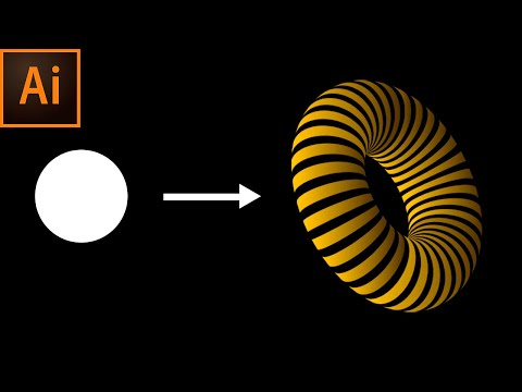 Striped 3D Shapes Tutorial | Adobe Illustrator Tutorial