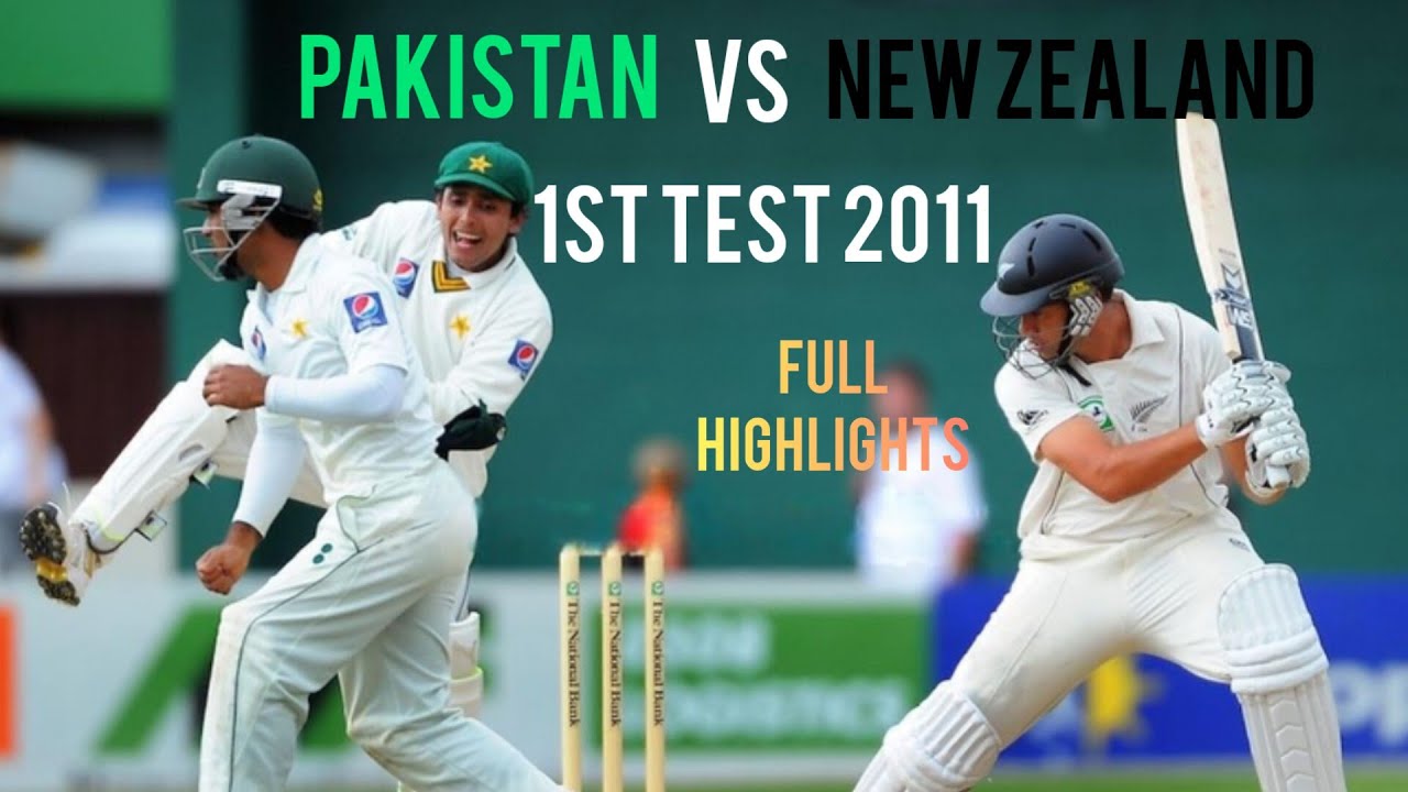 Pakistan Vs New Zealand | 1st Test 2011 | Full Highlights - YouTube