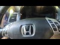 Снятие замка зажигания Honda Accord 7, выкинул безопасность