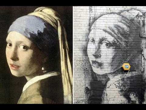 History of Girl with a Pierced Eardrum (Banksy's) - YouTube