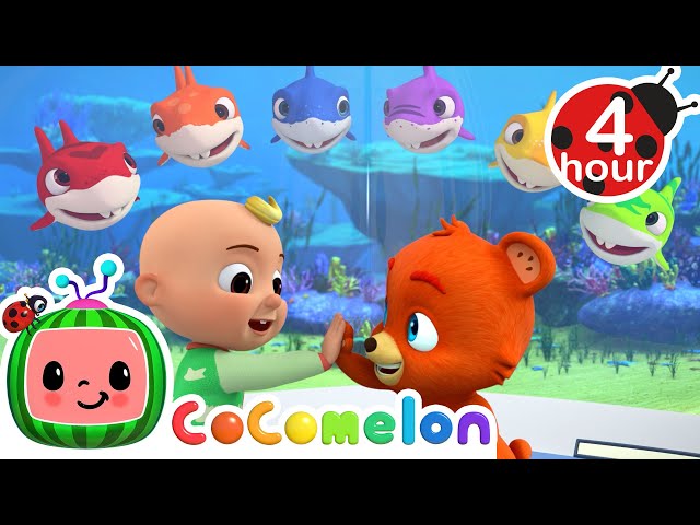 Learning Colors With Baby Shark + More | Cocomelon - Nursery Rhymes | Fun Cartoons For Kids class=