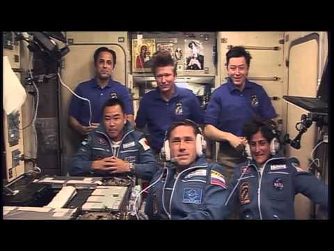 Warm Greetings for New ISS Residents
