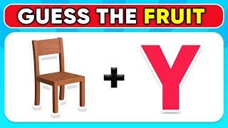 Guess The Fruit And Vegetable By Emoji 🍒🍎 | Emoji Quiz 2024 screenshot 4