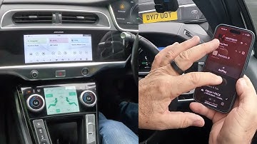 How to play music from a mobile through the Bluetooth Audio System in a 2019 Jaguar I PACE