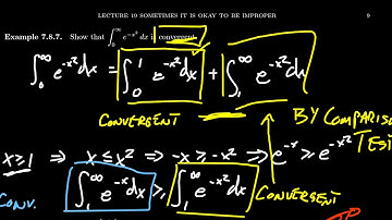 The Comparison Test for Improper Integrals