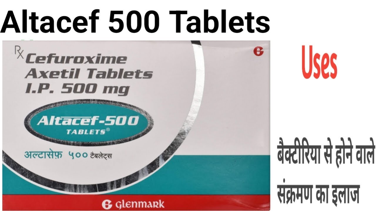 Altacef 500 Tablets uses in Hindi || Cefuroxime 500 Tablet || Altacef ...
