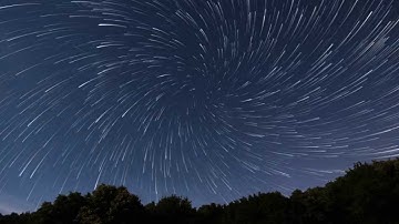 Vortex spiral  Star Trails Time lapse