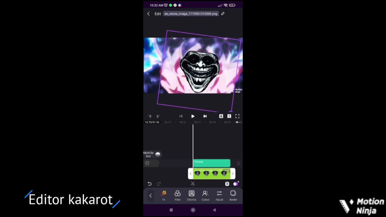 simple troll face edit tutorial on motion ninja | by 
