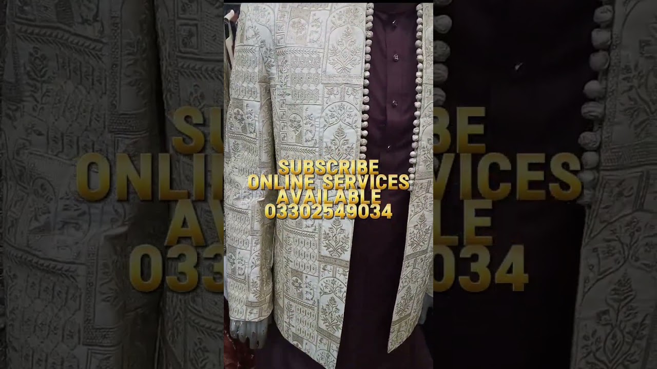 Mughlia Golden | Double Button |Mehroon Theme  