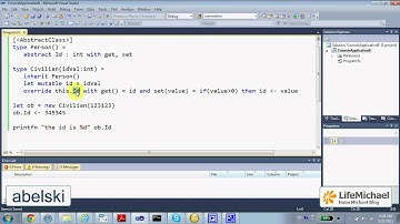 Define Abstract Properties in F#