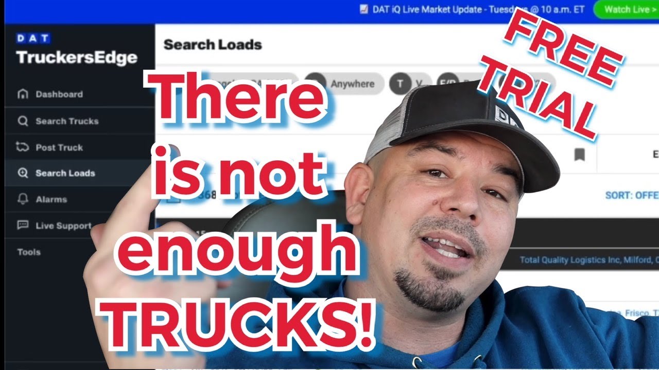 ,000,000 Market with Spot Market Freight | Largest Load count EVER!! | DAT TruckersEdge Pro