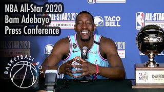 [NBA All-Star 2020] Bam Adebayo, Skills Challenge Press Conference, February 15, 2020