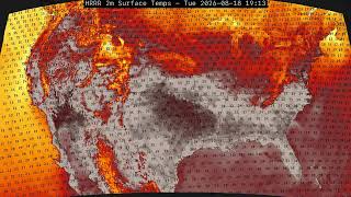 US weather forecast two week outlook -  GFS Run: 2026-08-18 00z
