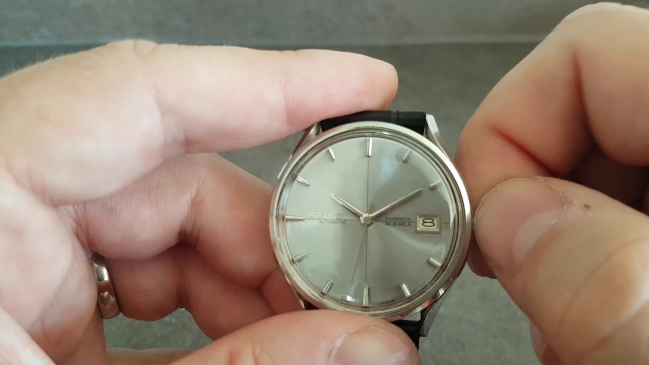 1965 Seiko Sealion M77 automatic 30J vintage watch 8305-1000 - YouTube