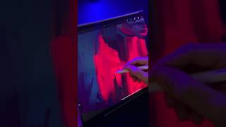 Digital oil painting in Procreate process video. Lighting study. #digitalart #digitalartist #art