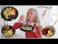 FDOE | Full Day Of Eating for Muscle growth/bulking, what I eat in a day, high protein meal ideas
