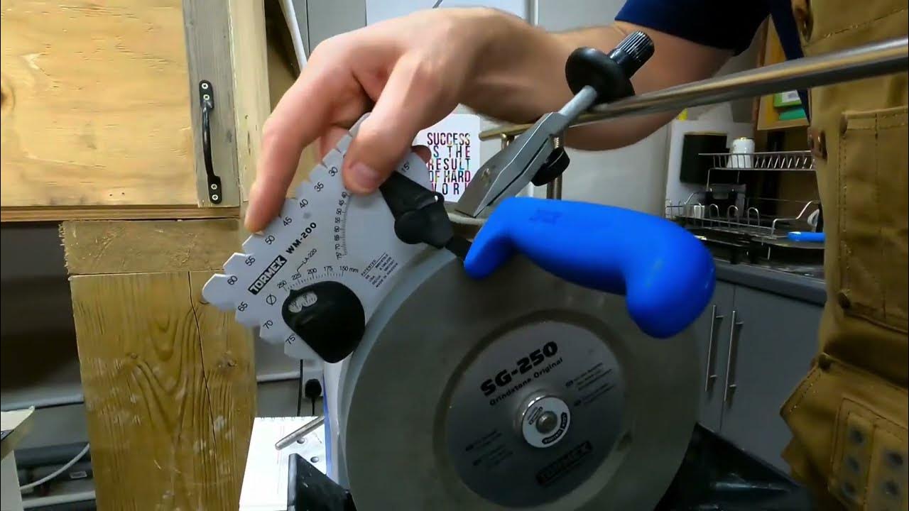 How to set edge angles for Tormek sharpening Basic to Advanced YouTube