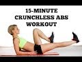 Crunchless Abs: 15-Minute Crunch Free Ab Workout  Postnatal Ab Exercises After Baby For New Moms