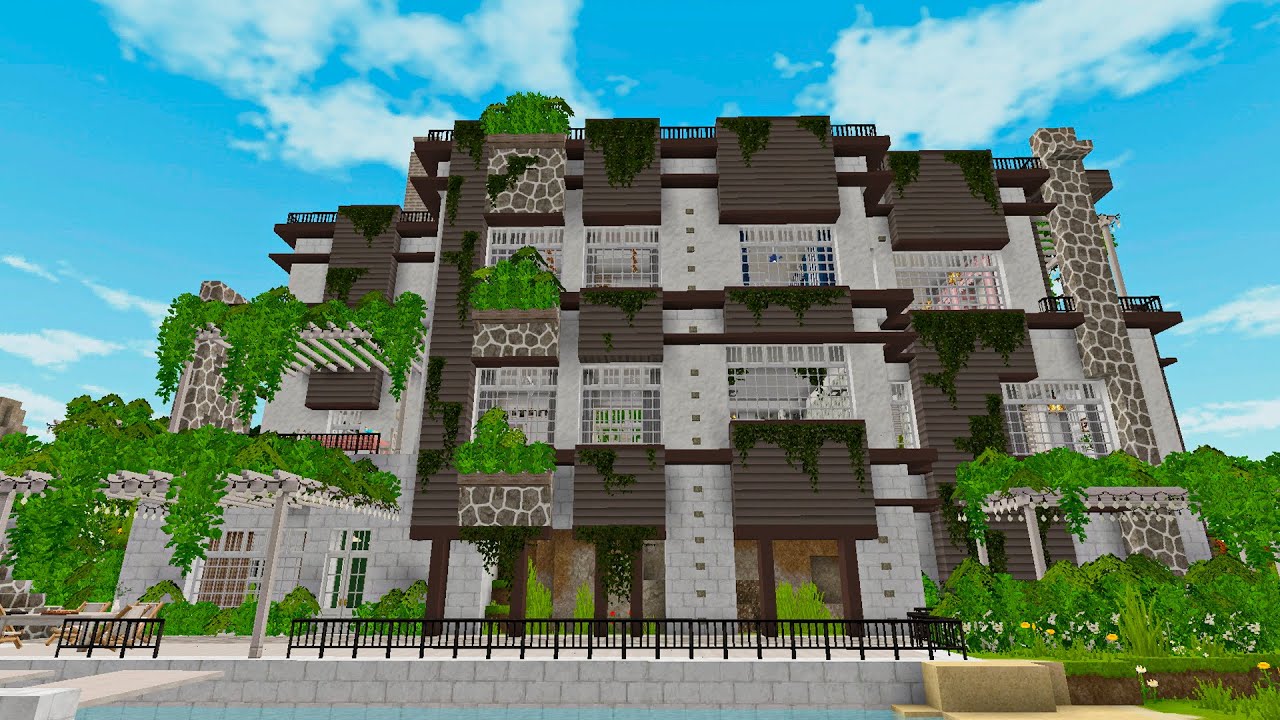 Дом миллионера в майнкрафт карта