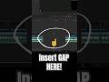 Insert Gap at Playhead - DaVinci Resolve