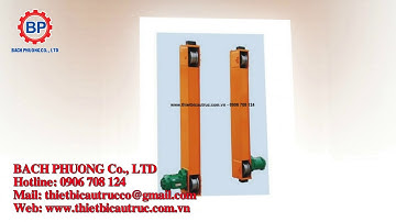 Bánh xe dầm biên cầu trục, cấu tạo bánh xe dầm biên, cụm bánh xe dầm biên