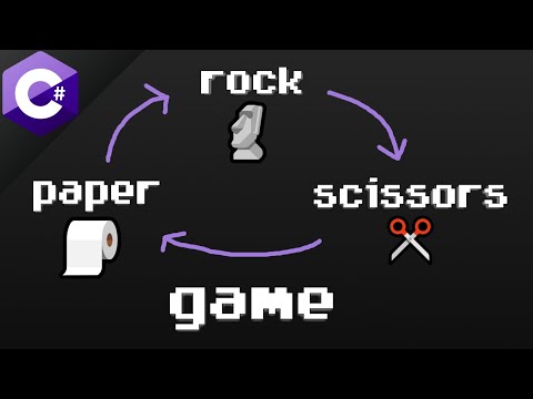C# rock-paper-scissors game 🗿
