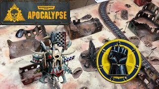 Warhammer 40k Apocalypse Battle Report Orks vs Marines