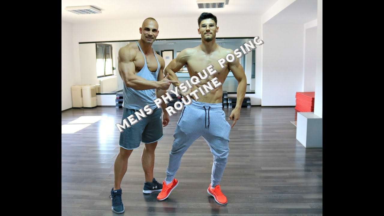 Mens physique posing routine - YouTube