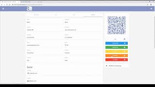 Document management manual: Create a dynamic QR Code (Vcard)