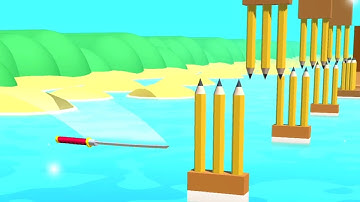 Flying Cut Game! Very satisfying and relaxing ASMR slicing video