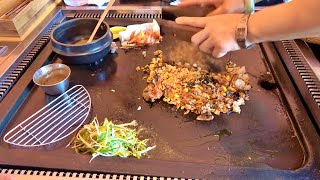Teppanyaki fried rice 5 different Korean style